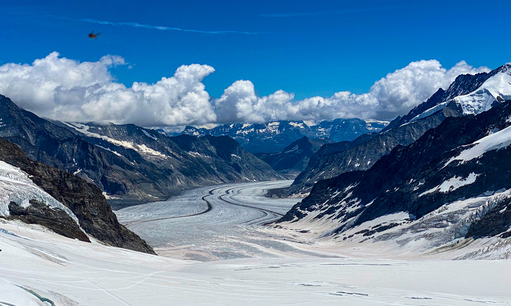 Ganz oben auf dem Jungfraujoch